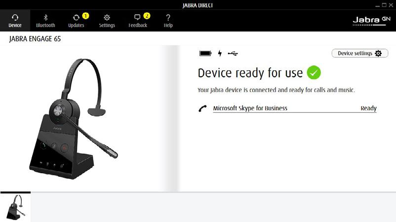 9. Jabra Direct Jabra Direct är ett datorprogram som är utformat för att stödja, hantera och möjliggöra optimal funktionalitet för dina Jabra-enheter.