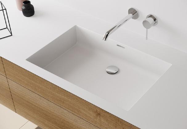 TVÄTTSTÄLL I CORIAN DuPont Corian är ett