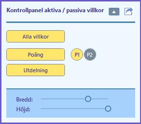 BaraTrav Kntrllpanelen* Versin 2.1 Öppna kntrllpanelen genm att klicka på den lilla pilknappen med vit bakgrund under Start.