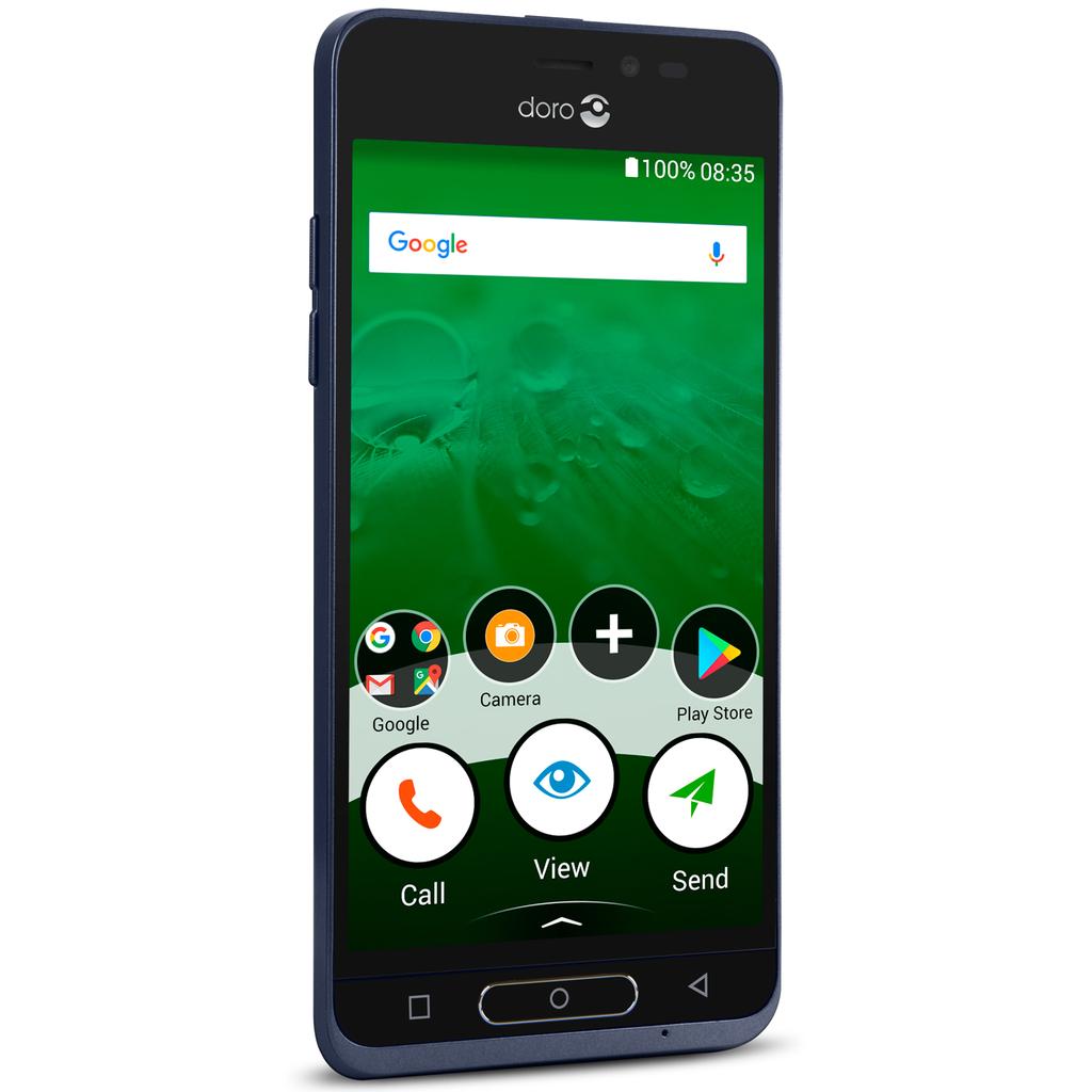 250:- Finns i lager DORO Liberto 8035 -Mobiltelefon med Android - Starkt ljud +35dB -