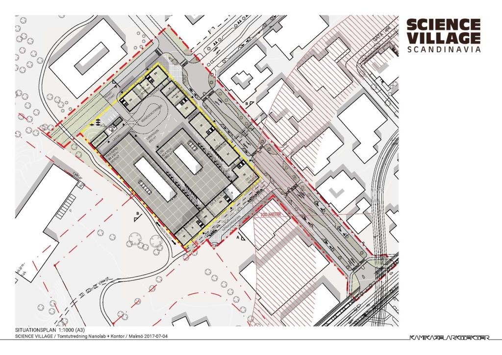 Science Village planeras med lågtemperatursystem där energi kan återlevereras direkt till ledningsnätet.