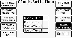 För MIDI-data mottagen av MIDI In 2 (Keyboard). XD9 kan ta emot och sända MIDI-klocka (MIDI Clock) vilket används för synkfunktioner i Arranger, Song Play och av XD9:s sekvenser.