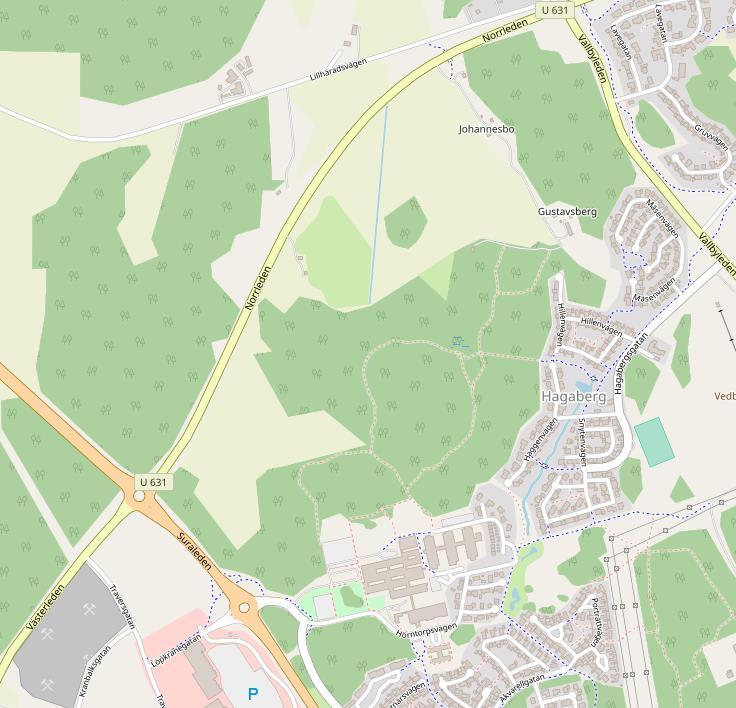 Scenario B Figur 9. Översikt över de olika scenarierna och dess förbindelsevägar Scenario C med två anslutningar från Norrleden är det dimensionerande scenariot.