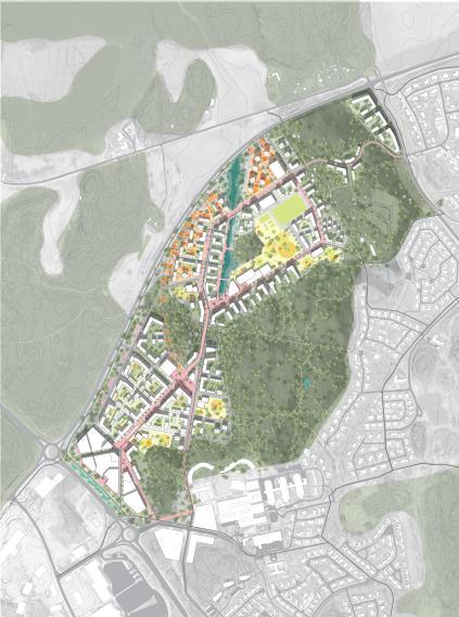 Västerås översiktsplan 2026 med utblick mot 2050 målar upp Västerås som en attraktiv stad som utvecklas mot att vara ekologisk, socialt och kulturellt hållbar.