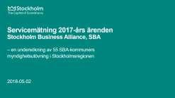 Undersökningen genomförs av närmare 200 av Sveriges kommuner Om kundundersökningen (Nöjd Kund Index) Kundundersökningen är obligatorisk för