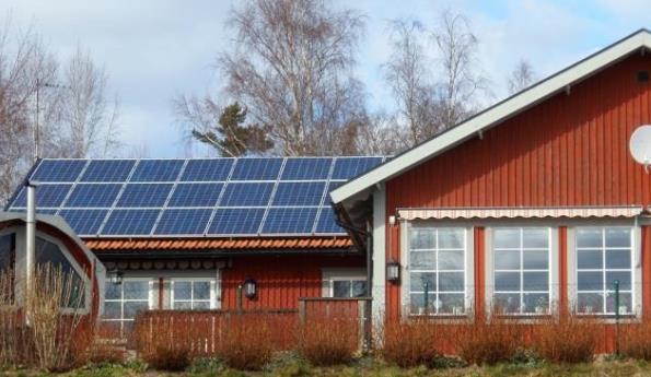 Exempelkalkyl för villakunden Normal anläggning ger 5 000 kwh/år Kostar ca 100 000 kr minus investeringsstöd = 70 000 Värdet på den egenproducerade elen 6 000 kr/år