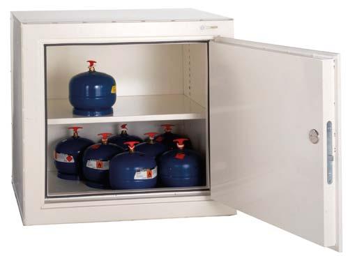 EX-klassad fläkt krävs vid ventilering av brandfarlig gas. Ventilationsöppningar: Ø 100 mm.