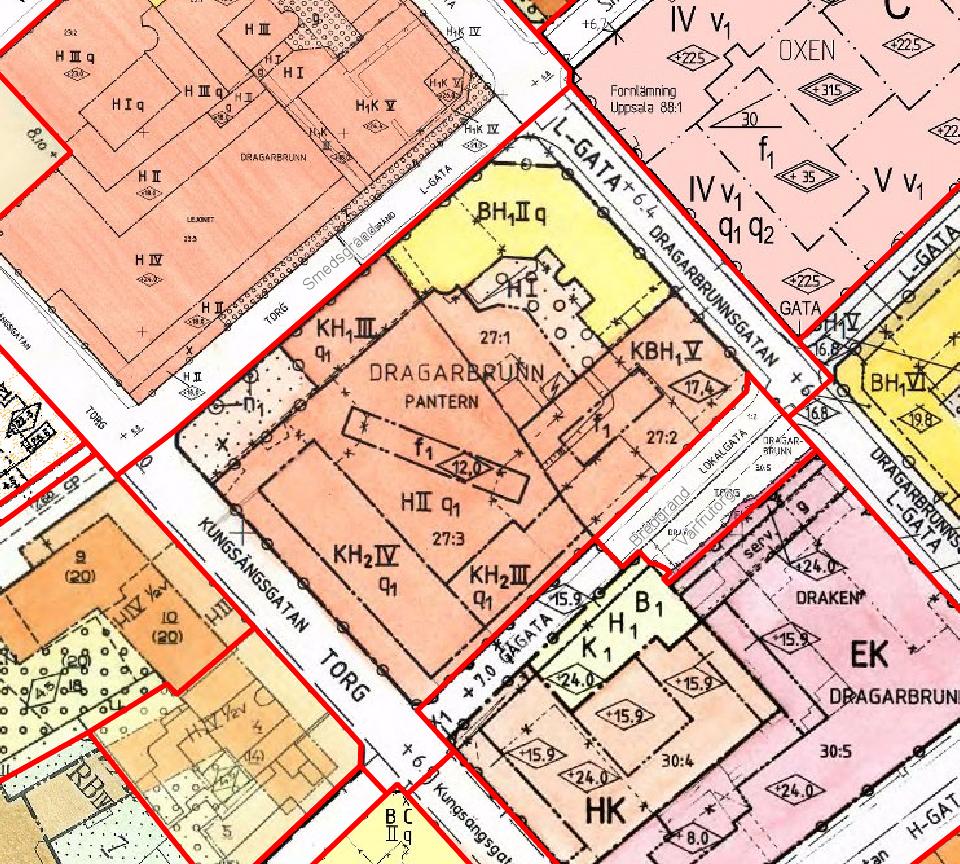 Detaljplan Utdrag ur planmosaiken. För området gäller detaljplan för kvarteret Pantern, Dp 55 F, laga kraft 1990. Detaljplanens genomförandetid har gått ut.