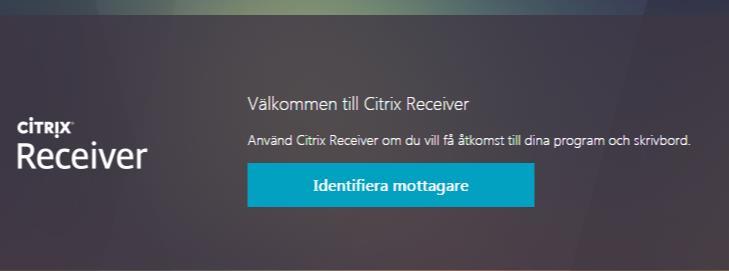 8. De Citrixresurser som du har åtkomst till visas under