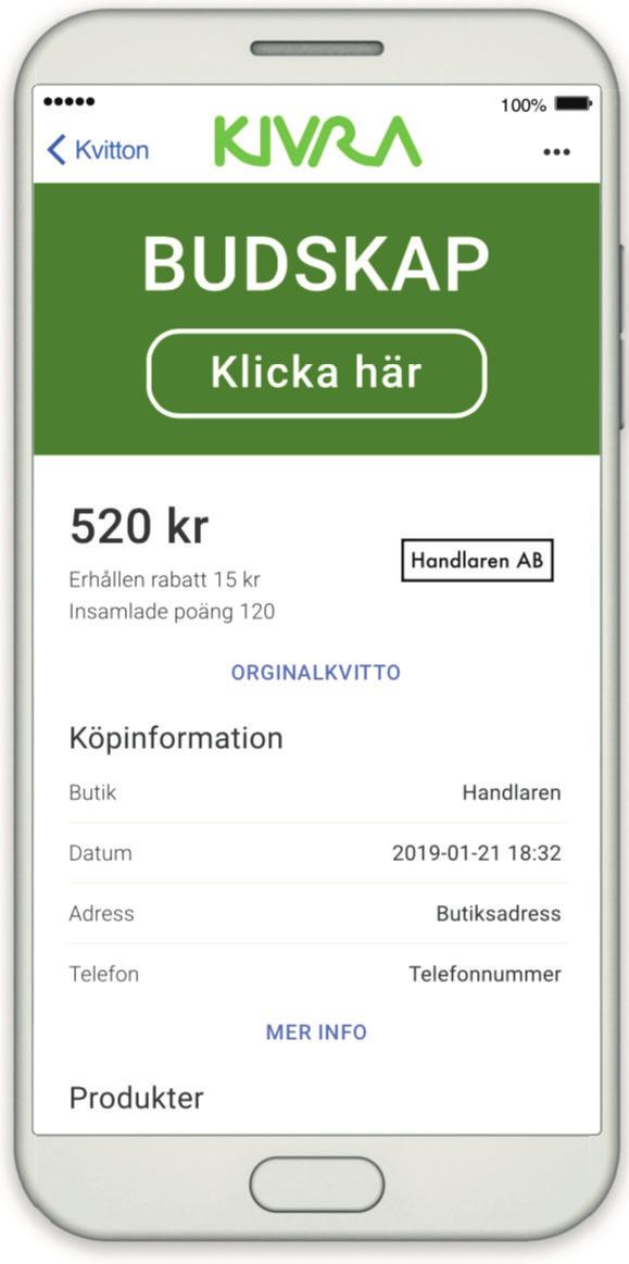 Digitala kvitton En ny kommunikationskanal Varje år skrivs det ut 4 miljarder papperskvitton i Sverige. Det motsvarar ungefär 50 000 träd.