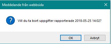 Tidigare rapporteringar Under Tidigare