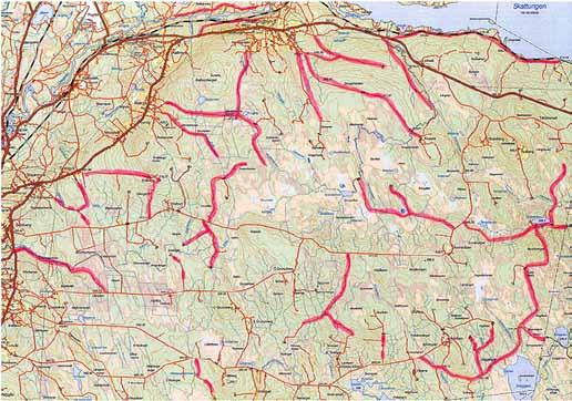 Beläggningsarbeten kommer att genomföras i Skattungbyn, maskinell sprick och hållagning kommer att utföras på de allra flesta belagda vägar.