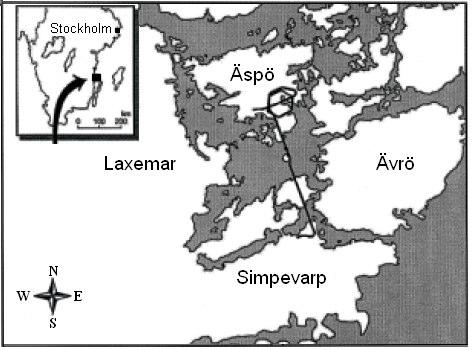 3 The horizontal drifts at Äspö HRL The Äspö Hard Rock Laboratory is located on the Äspö Island, near the Simpevarp nuclear site in the province of Småland, see Figure 3.1.