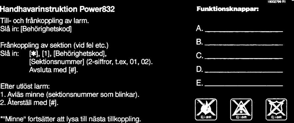 Till lyser när systemet är tillkopplat eller kommer att tillkopplas. Fel lyser när ett fel finns i systemet. Följ instruktionerna på sid 9 för att avläsa typ av fel.