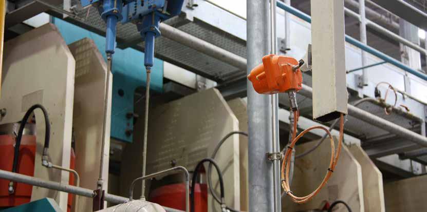 Fireflys Quick Suppression System skyddar en press. Fireflys gnistdetekteringssystem skyddar ett filterinlopp. på av ett ständigt pågående standardiseringsarbete inom olika branscher.