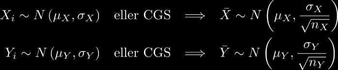 Fördelning av medelvärdet och dess standardisering X i ~ N eller CGS Kom ihåg: En slumpvariabel standardiseras genom att subtrahera medelvärdet och dela med standardavvikelsen.