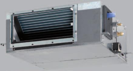 försörjning av ren luft Flexibel installation Maximalt externt statiskt tryck (ESP) är 100 Pa Möjlighet att ändra ESP via trådbunden