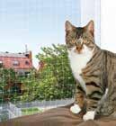 Möt våren på balkongen Bra! Transparent kattnät Tunt och transparent kattnät som är tillverkat av vädertåligt och UV-resistent monofilgarn (fiskelina). Knutna maskor 3x3cm.