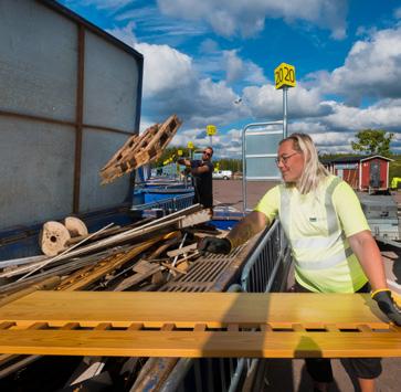 tjänster i Avfalls- och