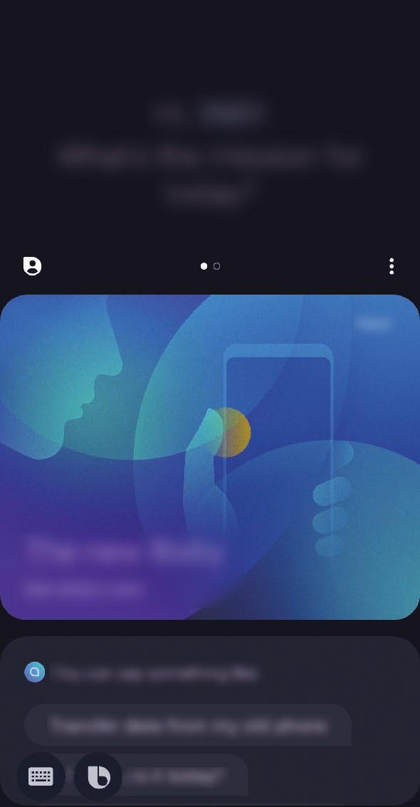 Appar och funktioner 2 Välj språk som ska användas med Bixby. 3 Tryck lätt på Sign in to Samsung account och följ anvisningarna på skärmen för att logga in på ditt Samsung account.