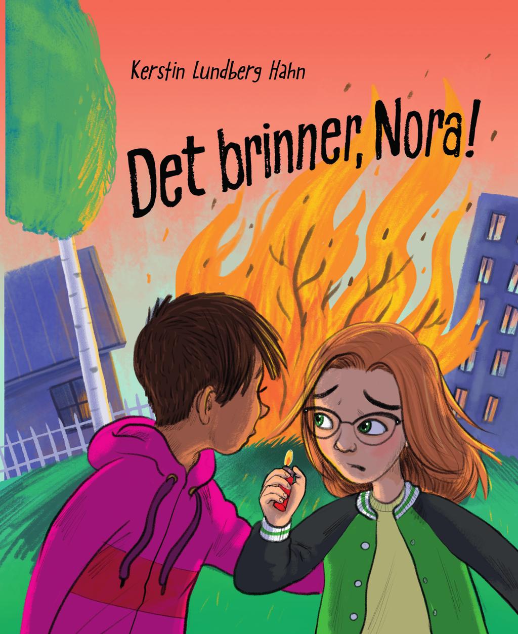 SIDAN 1 Lärarmaterial galröf nopyn VAD HANDLAR BOKEN OM? Boken handlar om Leon och Nora som ska gå hem till Leon efter skolan. Nora hittar en tändare och testar den.