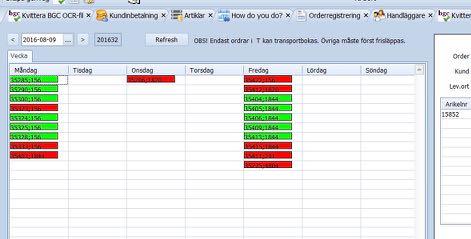 För att ytterligare förenkla hanteringen har vi lagt till knapp i leverans översikten för