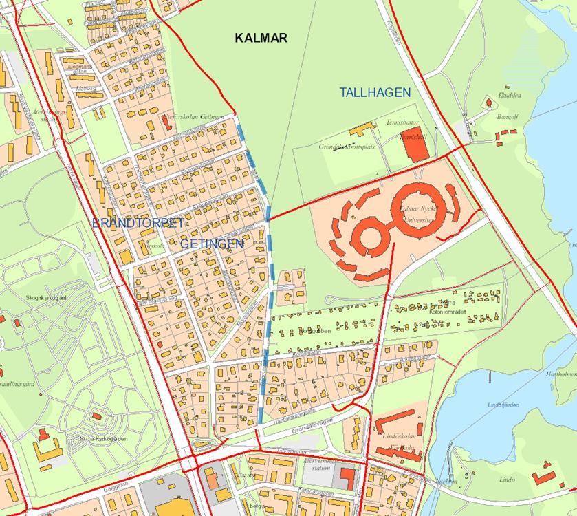 Rådmansgatan är en del i ett huvudcykelstråk och kan även ses som en felande länk i ett annars relativt sammanhängande nät av separerade gång- och cykelbanor.