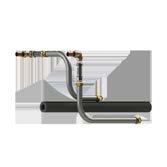 2 1 Kit Installationskit d installation, kit 1m,