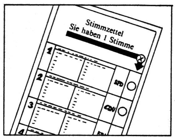 Amtsblatt des Saarlandes Teil I vom 8. September 06 776 noch Anlage 0 (zu 0 Abs. Nr. 4 LWO Rückseite des Merkblatts zur Briefwahl Wegweiser für die Briefwahl. Stimmzettel persönlich ankreuzen.