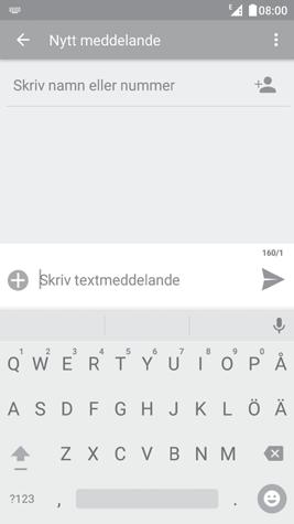 2 Textinmatning... 2.1 Använd skärmtangentbordet 2.2 Textredigering Du kan redigera den text du har skrivit in. Tryck och håll på texten du vill redigera.