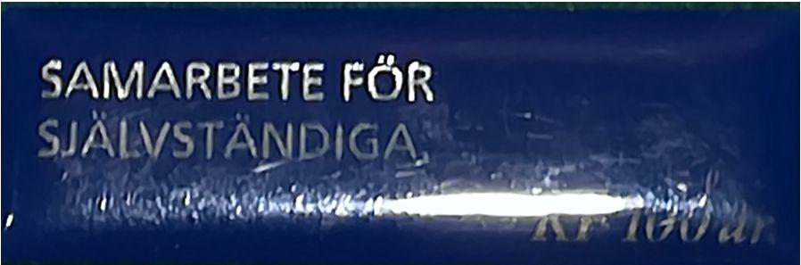 3.2 Nedre raden: Samarbete för självständiga KF 100 år.