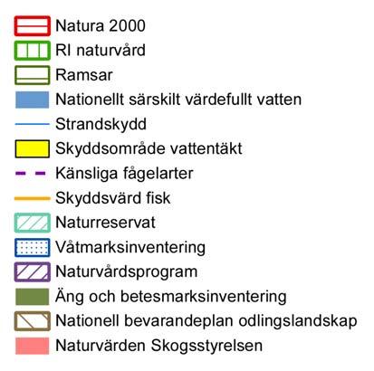 Inom och i anslutning till detta riksintresse finns även en hel rad andra bevarandeintressen såsom: Natura 2000-områdena Araslövssjön (SE0420308) och Araslövssjöområdet (SE0420146), Ramsar-området