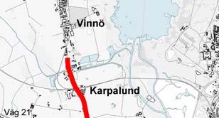 På delen genom Härlöv (cirka 1,6 km) bedöms alternativet inte överensstämma med intentionerna i den fördjupade kommunala översiktsplanen för Härlövsområdet, då de planerade utbyggnaderna i området