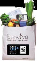 Vi på har tagit fram en unik Earth Hour ekologisk vegetarisk matkasse som levereras den 31 mars inför vecka 14. 3. Läs mer och boka på ecoviva.se/wwf. Boka senast 21 mars!