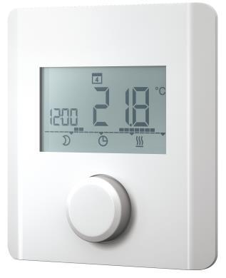 TRA 410, 421: Elektronisk rumstermostat för värme och värme/kyla med display Hur energieffektiviteten förbättras Individuell, optimerad energianvändning Funktion Elektronisk rumstermostat för 24 V