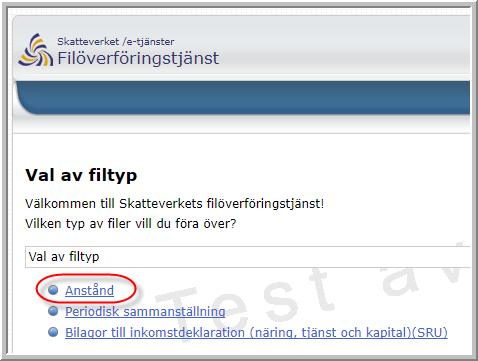 Skatteverkets filöverföringstjänst I Skatteverkets