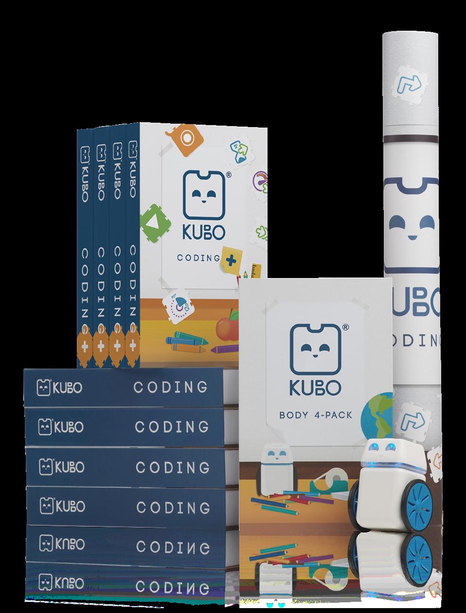 Om du redan har erfarenhet av att använda KUBO Coding och nu har lagt till KUBO Coding+ till dina resurser kan du börja med KUBO Coding+ lektionsplan 2.