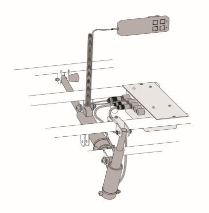 Ryggdyna 65cm Ryggdyna 55cm Ryggkil Bålstöd Elektriska funktioner Broms inkl förlängare -