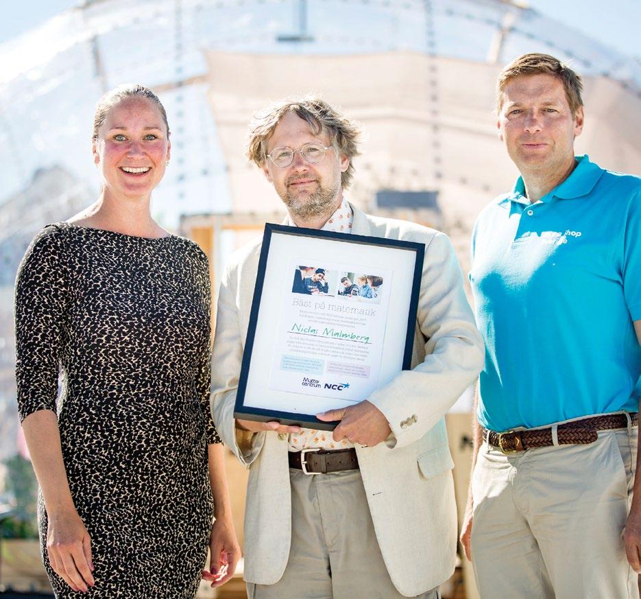 Niclas Malmberg (MP) vann årets Mattequiz Mattecentrum i Almedalen Mattecentrum arrangerade tre seminarier under almedalsveckan 2017.
