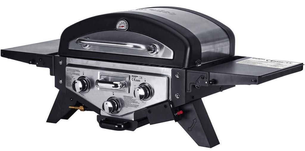 CAMPINGGRILL GASOL CAMPINGGRILL GASS RETKIGRILLI NESTEKAASULLE CAMPINGGRILL TIL FLASKEGAS Biltema,
