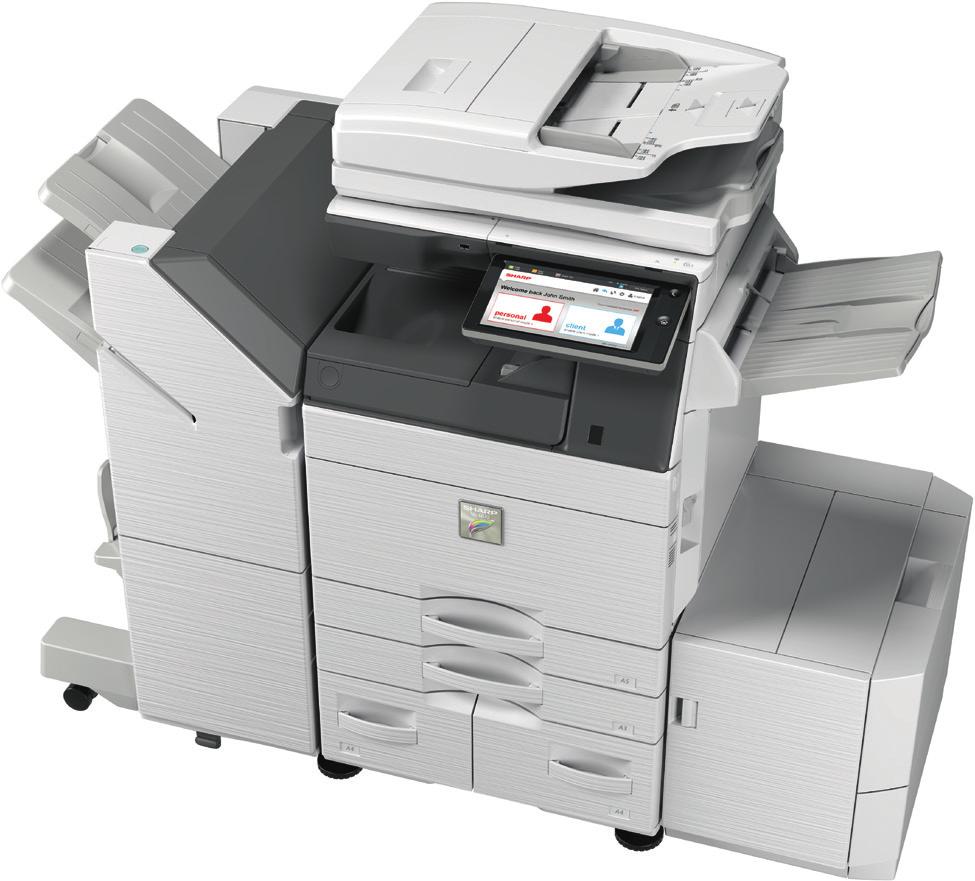 12 Optimised Printing Optimera driftkostnaderna och säkerställ dataintegritet på ett säkert sätt Med Sharps Optimised Printing Solutions kan du göra varje plats till ditt kontor, och optimera