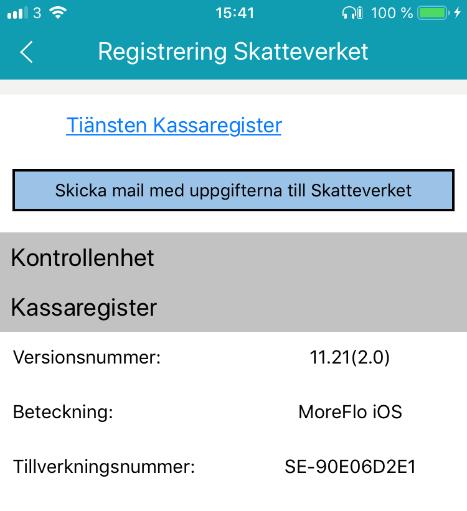 Anmälan hos Skatteverket Om du ska använda kassan som en av Skatteverket godkänd kassa med kontrollenhet måste du anmäla ditt nya kassaregister till Skatteverket.