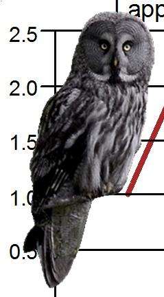 Figur 5. forts. Trender för fåglar räknade på natten. Species indices (cont.).