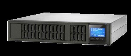 Modbus, SNMP och reläkort finns som tillbehör. Från 1 000-10 000VA. VFI TGS Fristående UPS med förstärkt laddare och batterikontakt för batteribox.
