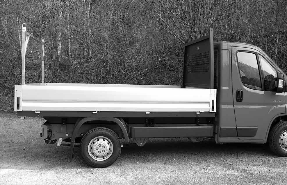Ducato I Pritschenwagen Bodenverkleidung I Stangenträger Bodenverkleidung Inkl.