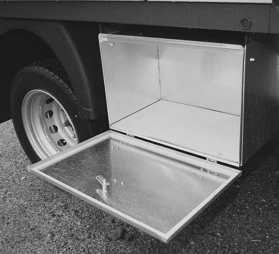 Ducato I Pritschenwagen Werkzeugkasten IN CHF Werkzeugkasten Unter der Brücke FD 9603 M Aus Alu-Blech 2