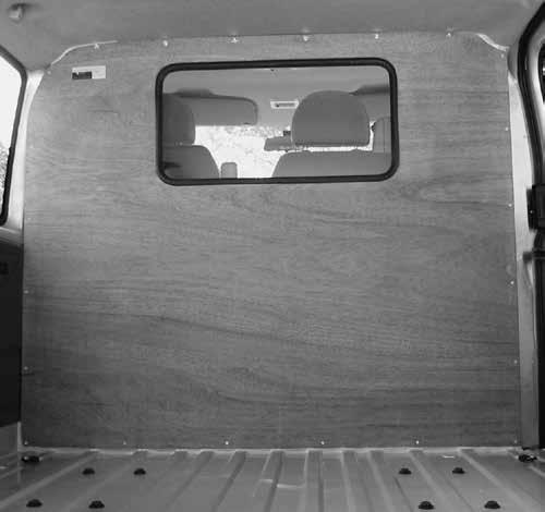 Ducato I Kastenwagen/Combi Trennwand Trennwand Montageort und Ausführung nach Ihren Angaben Nicht möglich mit Seiten- oder Dachairbag