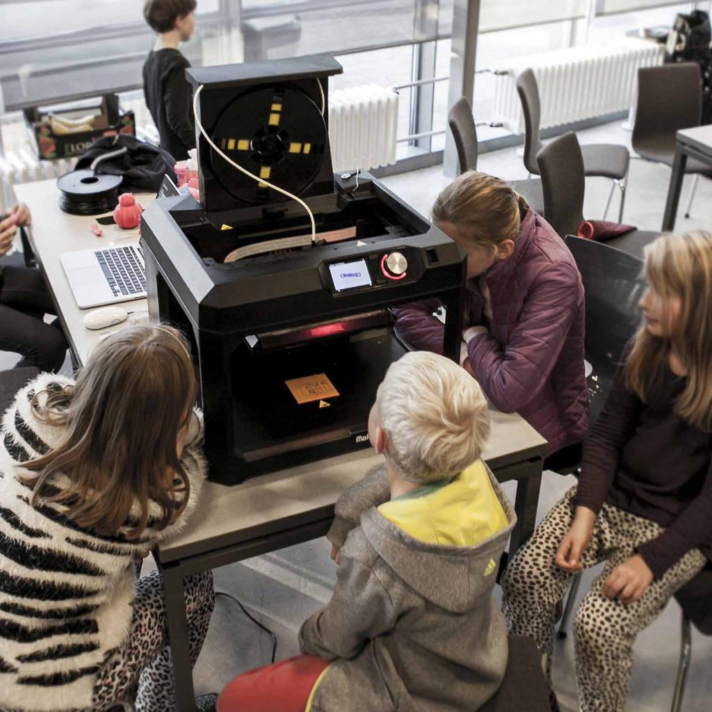 3D-workshop på Hjärups bibliotek i