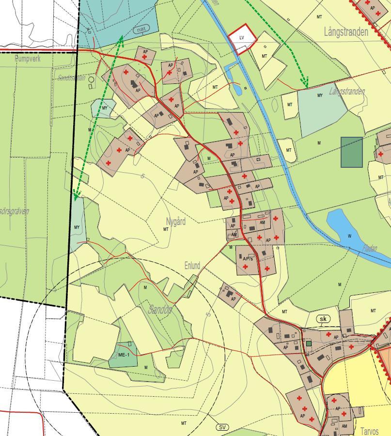 7 Bild 5. Utdrag ur Östensö delgeneralplan. Planområdets ungefärliga läge är anvisat med lila. 4. Befintliga utredningar En byggnads- och miljöinventering gjordes i Östensö 2015.