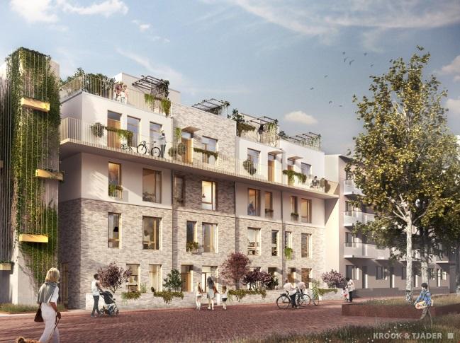 BRF Cortado, Hyllie Malmö Centralt beläget i Hyllie. Husen är mellan fyra till sex våningar högt och innehåller lägenheter om ett till fyra rum och kök samt fyra townhouse på taket.